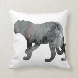 Almofada Silhueta abstrata de Jaguar