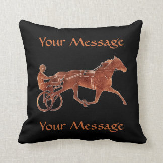 Almofada Silhueta da lebre de Brown