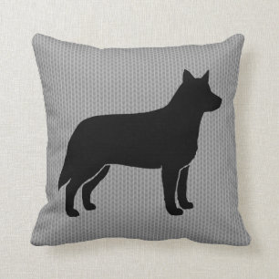 Almofada Silhueta de Cães de Bovinos Australianos