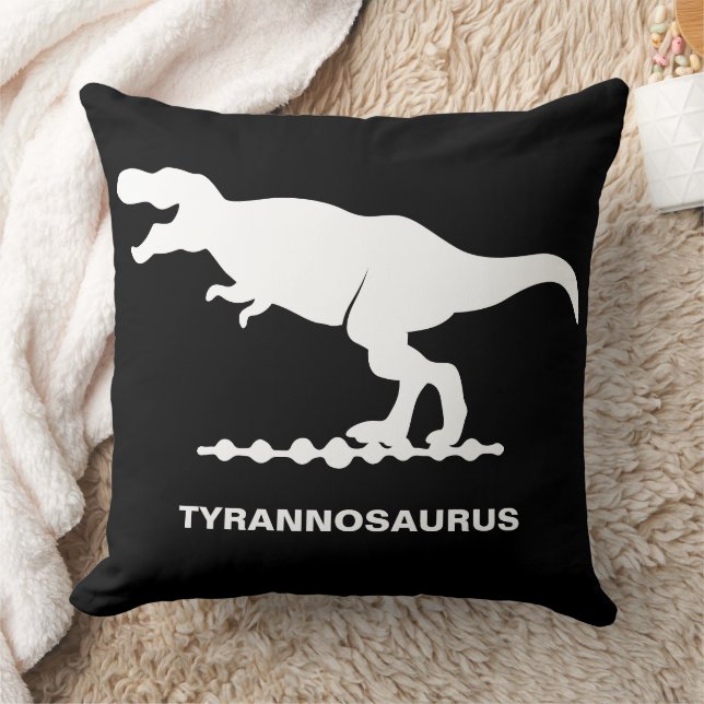 Almofada Silhueta de Dinossauro Tiranossauro (Cobertor)