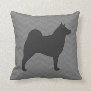 Almofada Silhueta de Elkhound norueguês