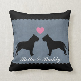 Almofada Silhueta do amor de Pitbull