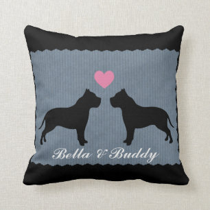 Almofada Silhueta do amor de Pitbull
