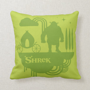 Almofada Silhueta do conto de fadas de Shrek