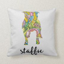 Silhueta floral do teste padrão de Staffordshire