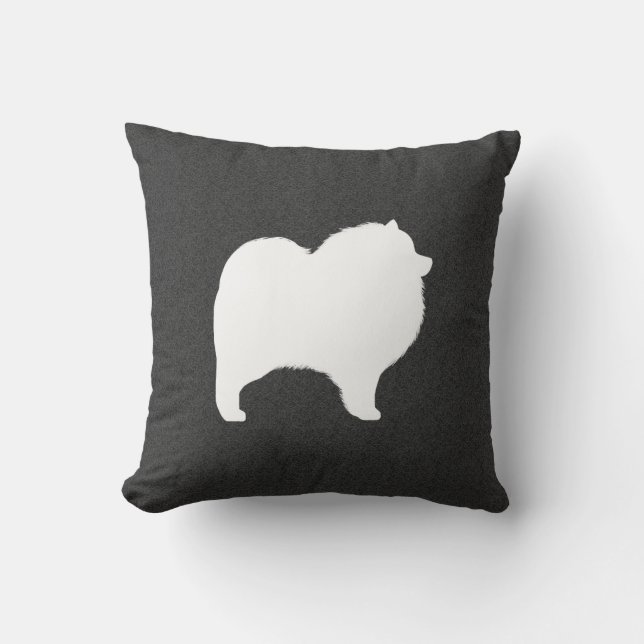 Almofada Silhueta Keeshond (Frente)