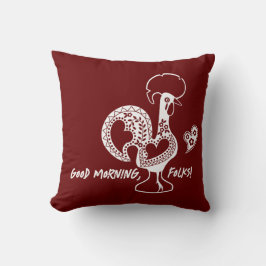 Almofada Silhueta Moderna do Galo Português