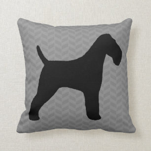 Almofada Silhueta Wire Fox Terrier
