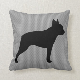 Almofada Silhuette de Boston Terrier