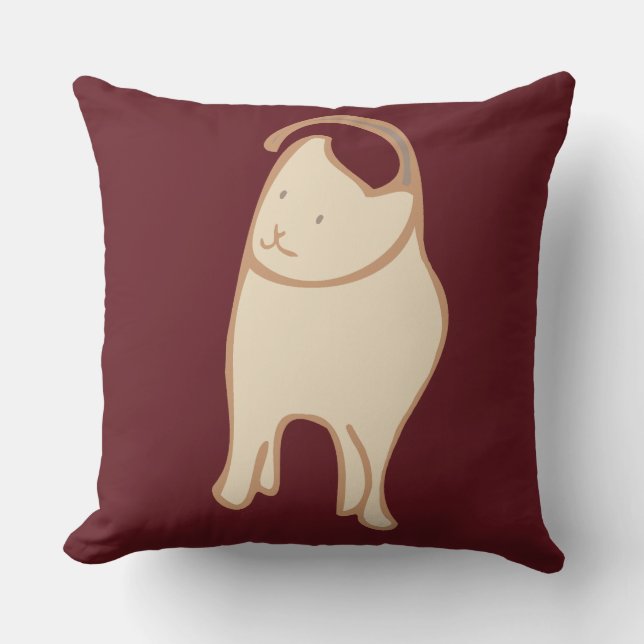 Almofada Silly Cat Throw Pillow (Frente)