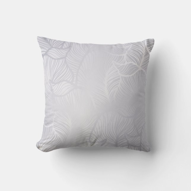 Almofada Silver vintage Damask (Frente)