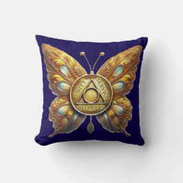 Almofada Símbolo AA Borboleta e Oração