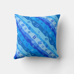 Almofada Símbolo Aquarius Zodiac