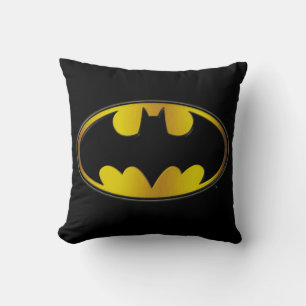 Almofada Símbolo Batman Logotipo de gradiente oval