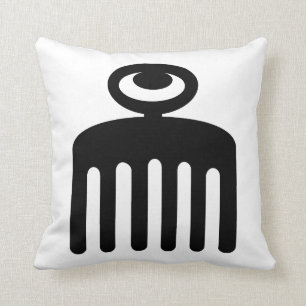 Almofada Símbolo de Duafe   Adinkra para a beleza feminino