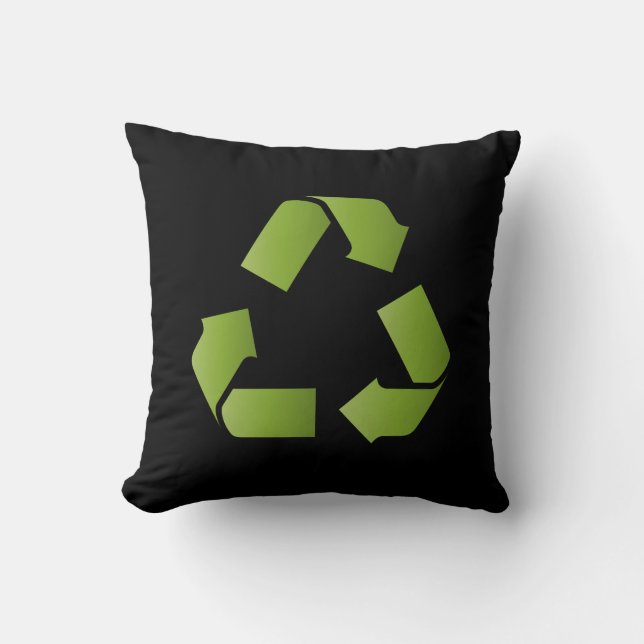 Almofada SÍMBOLO DO reciclar (Frente)