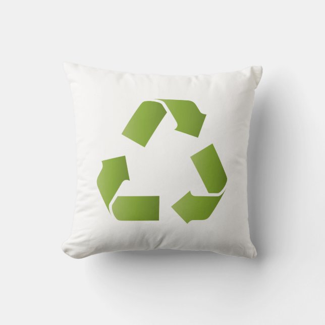 Almofada SÍMBOLO DO reciclar (Frente)