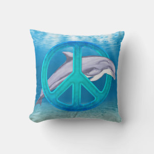 Almofada Símbolo Dolphin Peace
