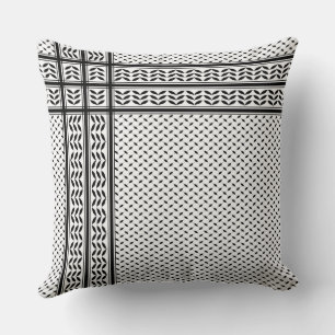 Almofada Símbolo Keffiyeh do Padrão de Resistência Palestin