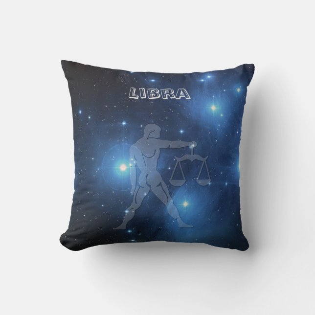Almofada Símbolo Zodiac Libra (Frente)