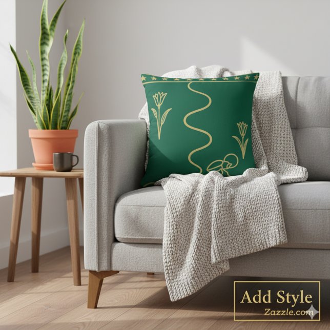 Almofada Símbolos Egípcios Sagrados Abstrato Art (Criador carregado)