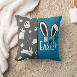 Almofada simples coelhinho de páscoa simples e fofo costume