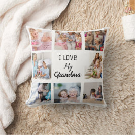 Almofada Simples e Chic| Colagem de Fotos para a Vovó