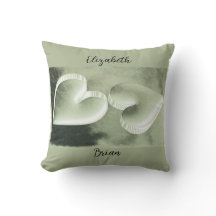 Simples e elegante, dois corações prateados