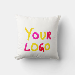 Almofada simples e mínimo adicione seu logotipo/design aqui