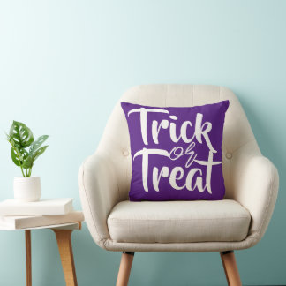 Almofada Simples truque ou tratar a família de Halloween