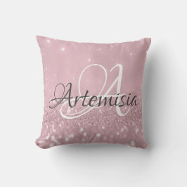 Almofada Sinais de Nome Rosa Rosa Rosa Rosa Rosa Esfarelada