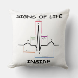 Almofada Sinais de vida Humor com batimento cardíaco médico