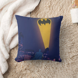 Almofada Sinal Bat Sobre Gotham