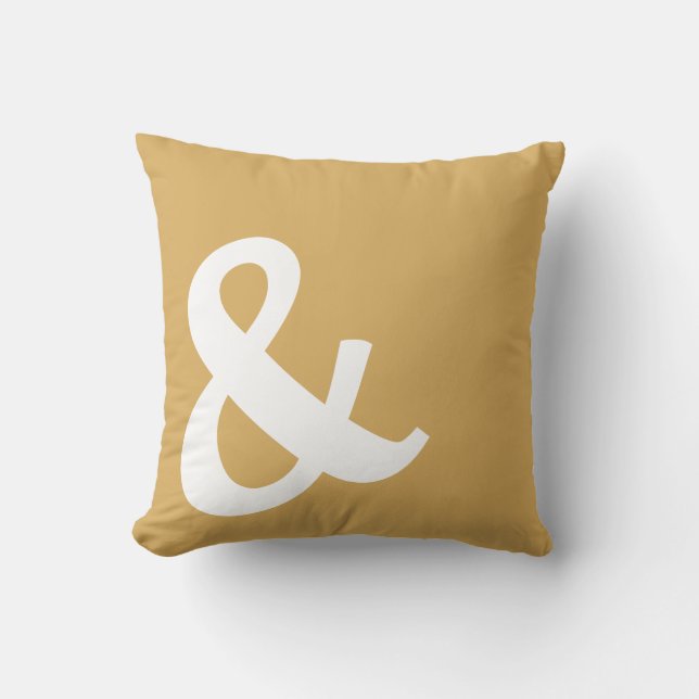 Almofada Sinal de Ampersand Bold (e) (Frente)