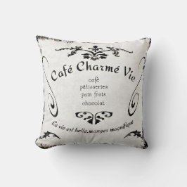 Almofada Sinal de café francês - Travesseiro