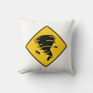Almofada Sinal de estrada - Tornado