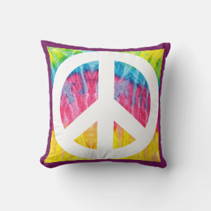 Almofada Sinal de paz Hippy Cushion