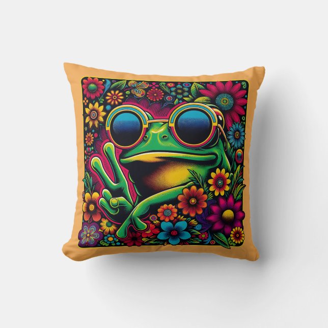 Almofada Sinal de paz Legal Funky (Frente)