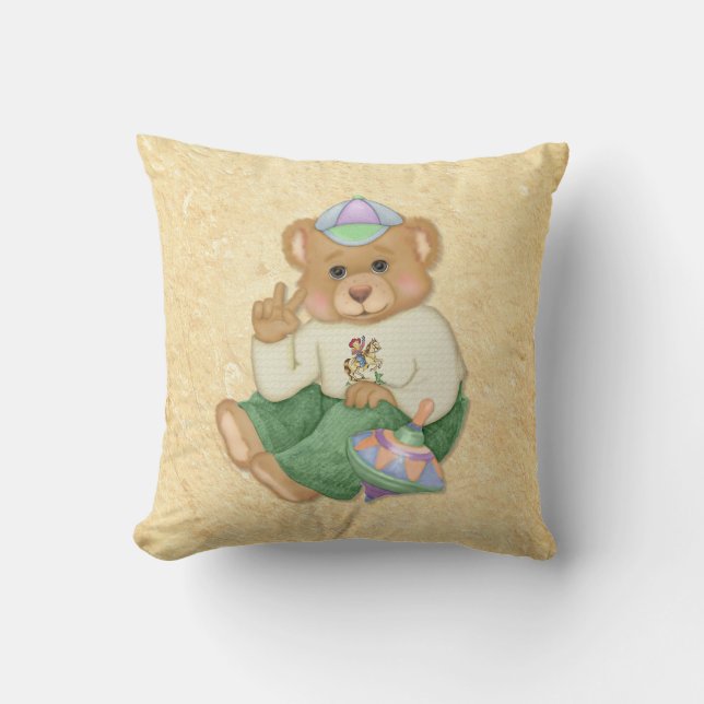 Almofada Sinal de Paz Urso de Teddy (Frente)