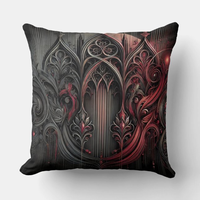 Almofada Sinal de tenda da Mesa da Elegância Gótica (Frente)