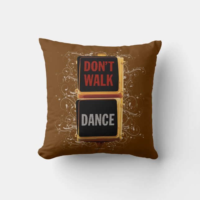 Almofada Sinal de Tráfego de Dança (Frente)