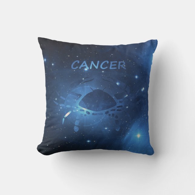 Almofada Sinal do zodíaco do cancer (Frente)