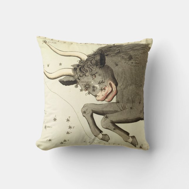 Almofada Sinal Zodíaco: Taurus (Frente)