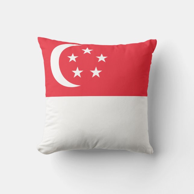 Almofada Sinalizador de Singapura (Frente)