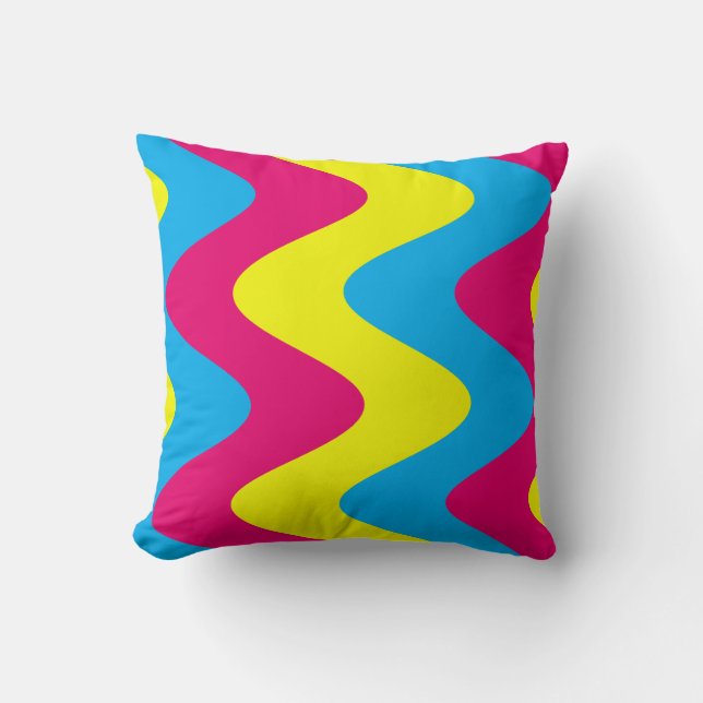 Almofada Sinalizador do Orgulho Pansexual (Frente)
