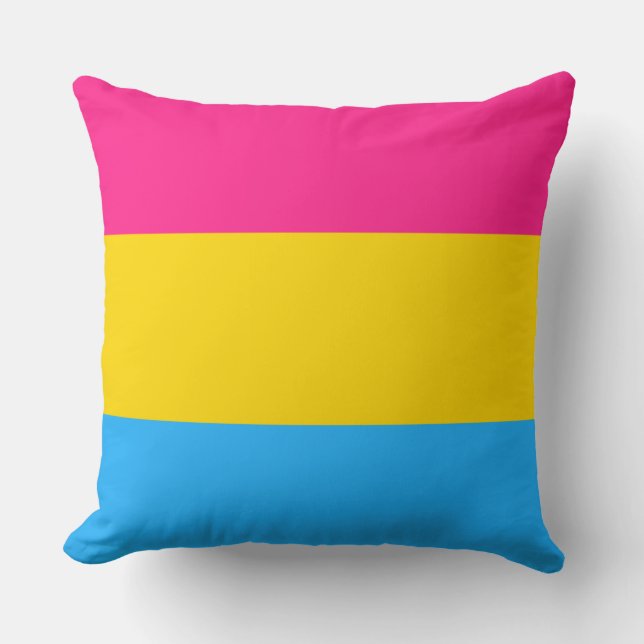 Almofada Sinalizador Pansexual (Frente)