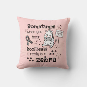Almofada Síndrome de Ehlers-Danlos Sensibilização Zebra