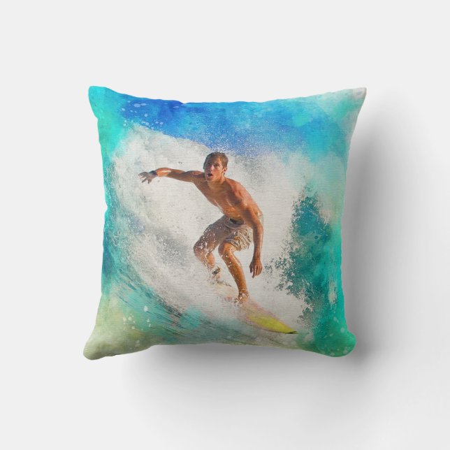 Almofada Sinto a necessidade, a necessidade de velocidade.  (Verso)