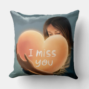Almofada Sinto saudades de seu Travesseiro - Cushion Românt