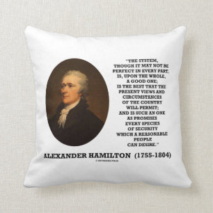 Almofada Sistema de Hamilton para não ser perfeito uma boa